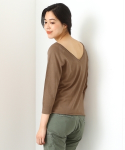 EFFE BEAMS / シルクコットン シャーベットプルオーバー