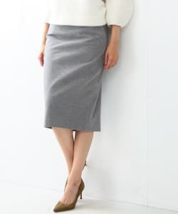 【mi-mollet掲載】EFFE BEAMS / モールスキン スリットスカート