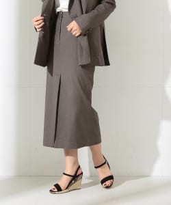 EFFE BEAMS / リネンキュプラ ストレッチスカート