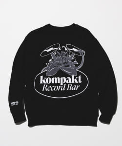 Kompakt Record Bar × BEAMS CULTUART / KRB CREW SWEAT