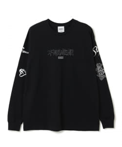 不眠遊戯 / Multi Logo long sleeve T-shirt