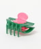 Vivid Pink & Forest Gree
