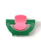 Vivid Pink & Forest Gree