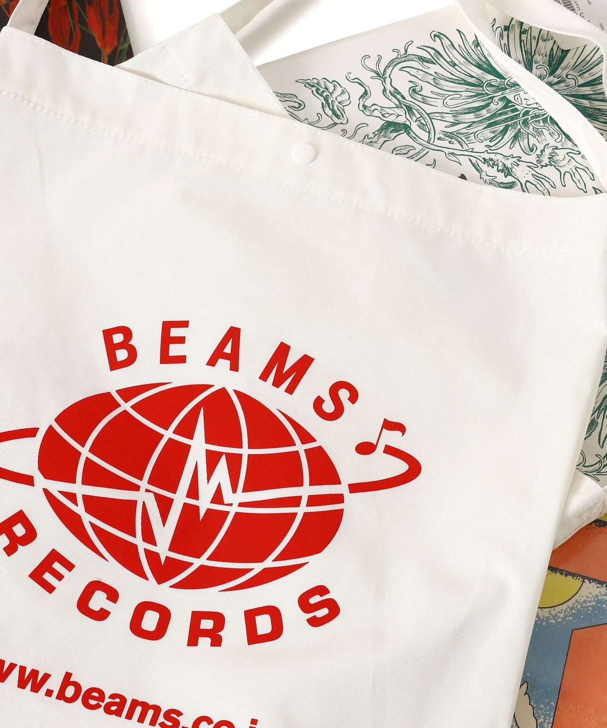 BEAMS RECORDS(ビームス レコーズ)Twill Cotton Shopper BEAMS RECORDS(ビームス レコーズ)Twill Cotton Shopper