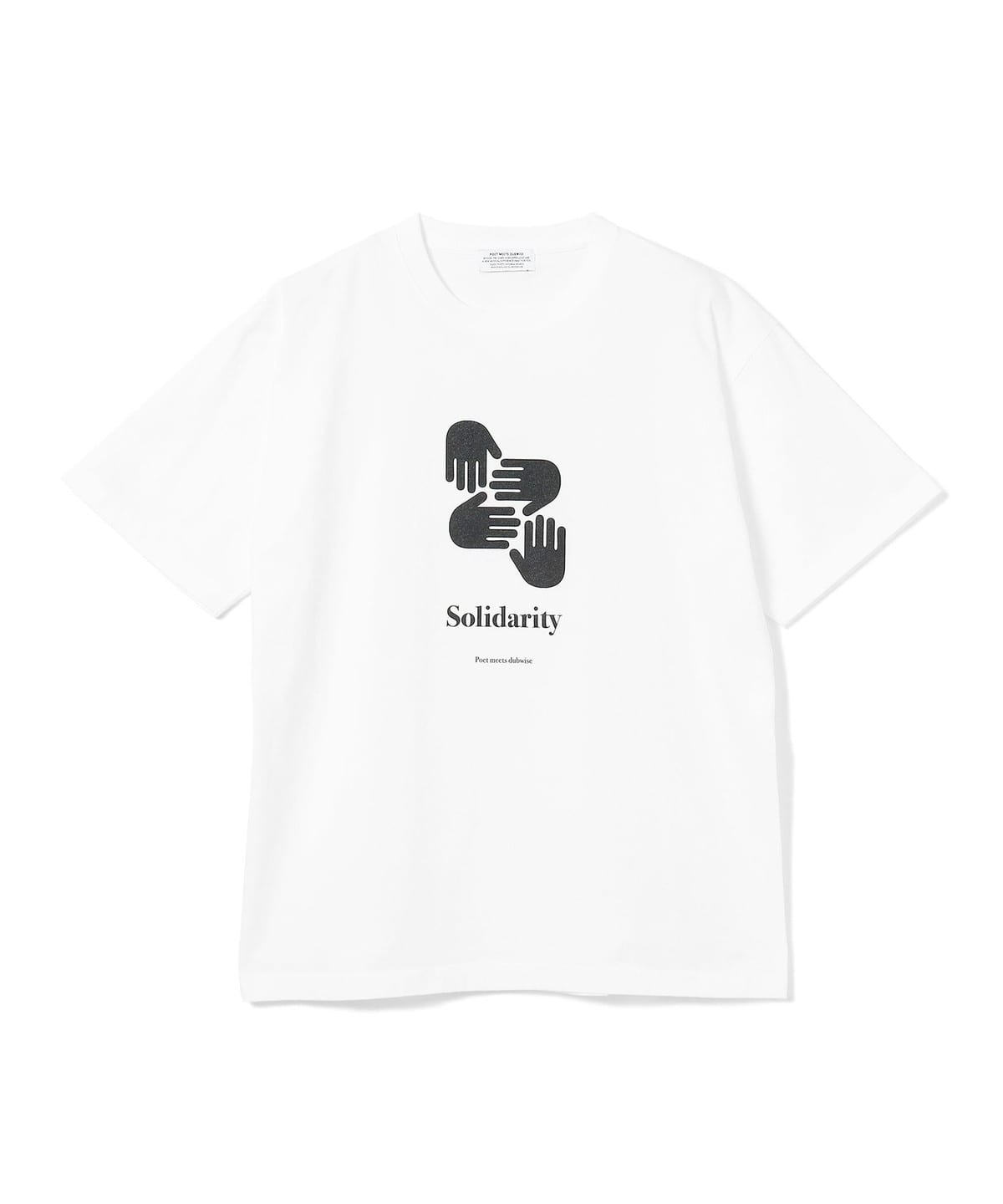 POET MEETS DUBWISE / SOLIDARITY T-Shirt T�V���c�E�J�b�g�\�[ MEN WHITE M