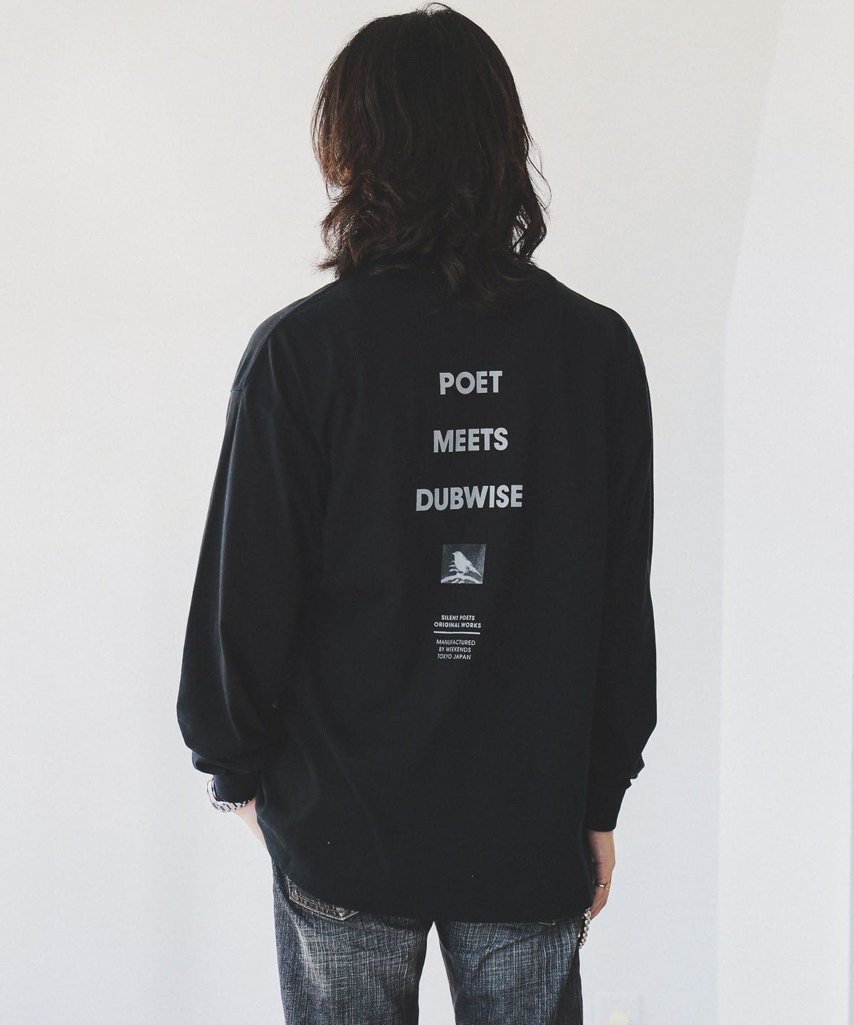 POET MEETS DUBWISE / PMD LOGO L/S T-shirt Tシャツ・カットソー MEN BLACK L POET MEETS DUBWISE / PMD LOGO L/S T-shirt Tシャツ・カットソー MEN BLACK L