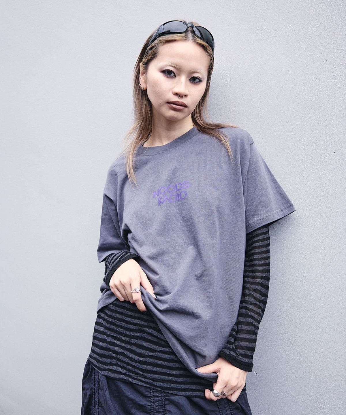 【COLLABORATION】Noods Radio × BEAMS RECORDS ビームス レコーズ Always Tシャツ Tシャツ・カットソー MEN CHARCOAL. G XL 【COLLABORATION】Noods Radio × BEAMS RECORDS ビームス レコーズ Always Tシャツ Tシャツ・カットソー MEN CHARCOAL. G XL