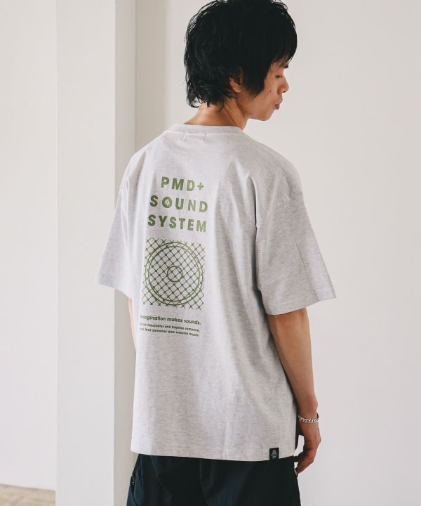 POET MEETS DUBWISE / PMD+SOUND SYSTEM T-Shirt 商品の色味は白背景商品単体で撮影した画像をご参照ください。