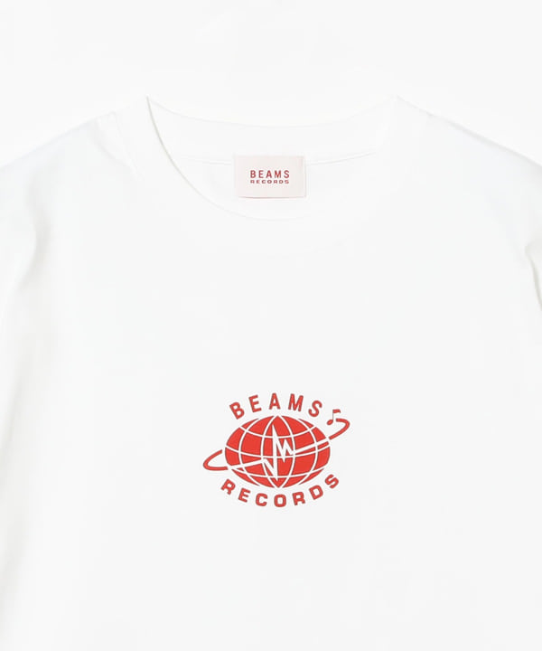 BEAMS RECORDS / LOGO PRINT T-shits