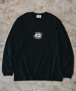 BEAMS RECORDS / LOGO PRINT LONG SLEEVE T-shits