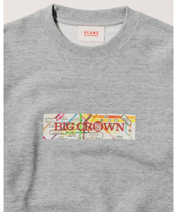 〈Big Crown Records × BEAMS RECORDS〉コラボ /  Logo Print Sweat