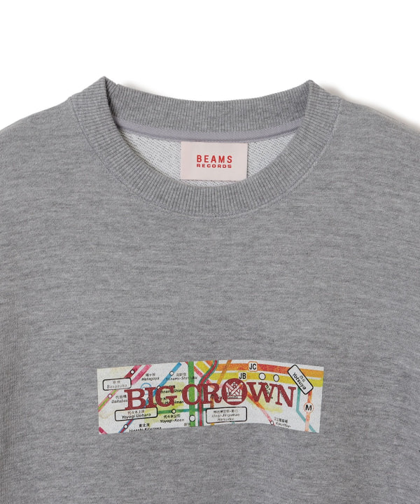 〈Big Crown Records × BEAMS RECORDS〉コラボ /  Logo Print Sweat