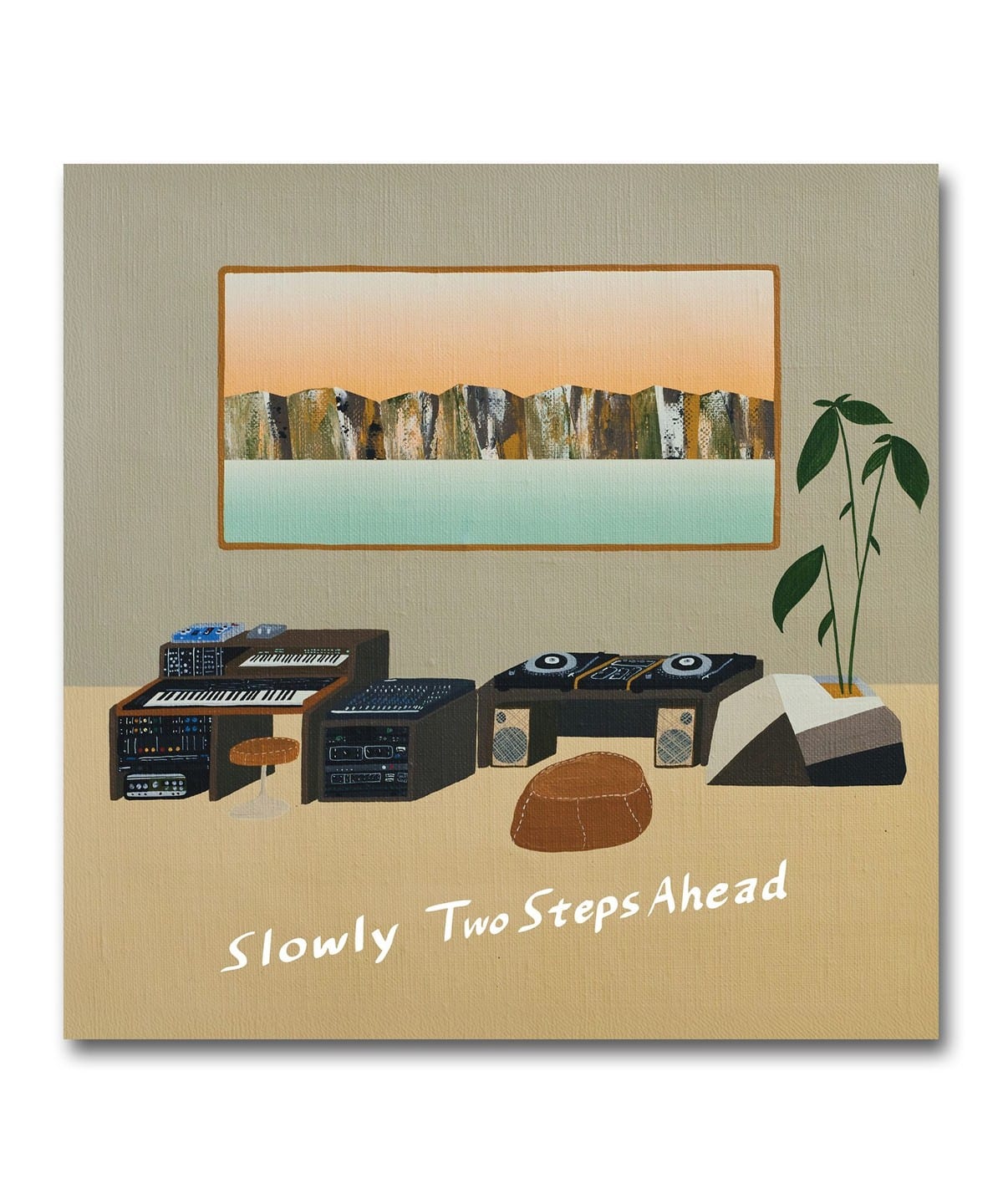 【LP】Slowly / Two Steps Ahead〈Flower Records〉 音楽・本 MEN RECORD ONE SIZE 【LP】Slowly / Two Steps Ahead〈Flower Records〉 音楽・本 MEN RECORD ONE SIZE