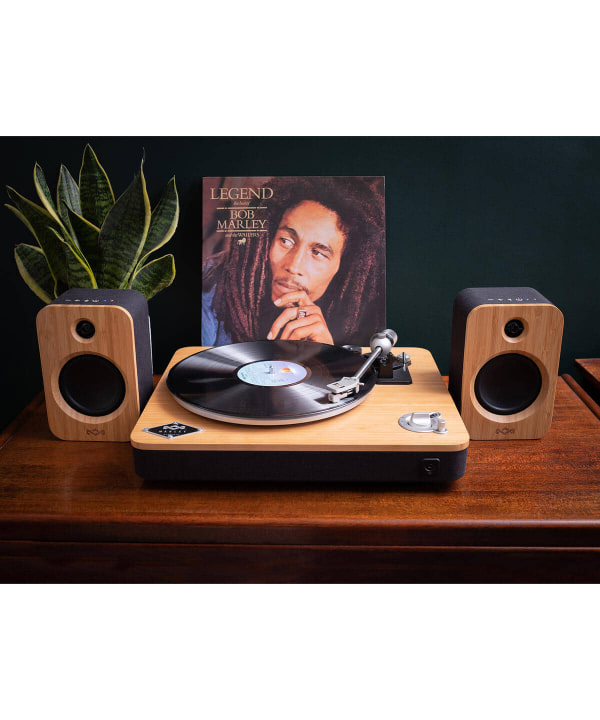 天然石ターコイズ THE HOUSE OF MARLEY ターンテーブル スピーカー