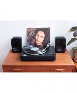 House of Marley / Stir It Up Wireless Turntable & Get Together Duo Black Bundle