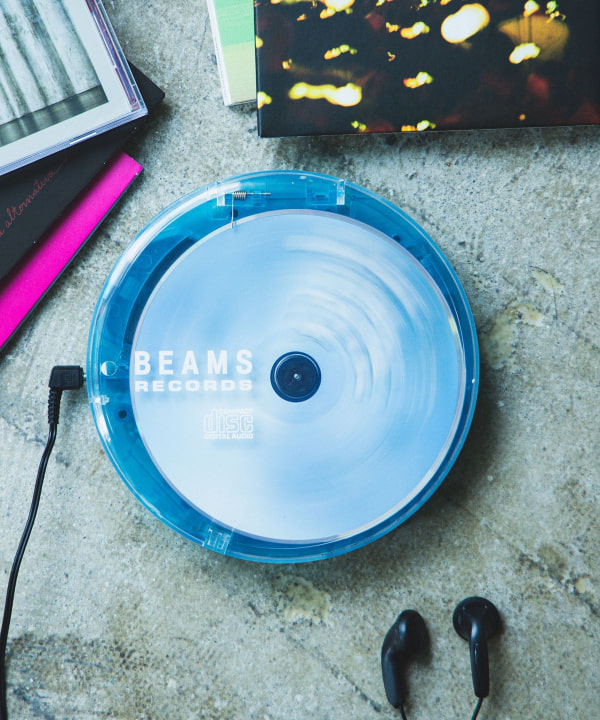ポータブルプレーヤー BEAMS RECORDS Clear Portable CD Player BEAMS RECORDS（ビームス レコーズ）Clear Portable CD Player