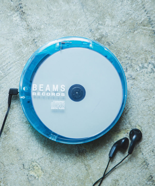 ポータブルプレーヤー BEAMS RECORDS Clear Portable CD Player BEAMS RECORDS（ビームス レコーズ）Clear Portable CD Player