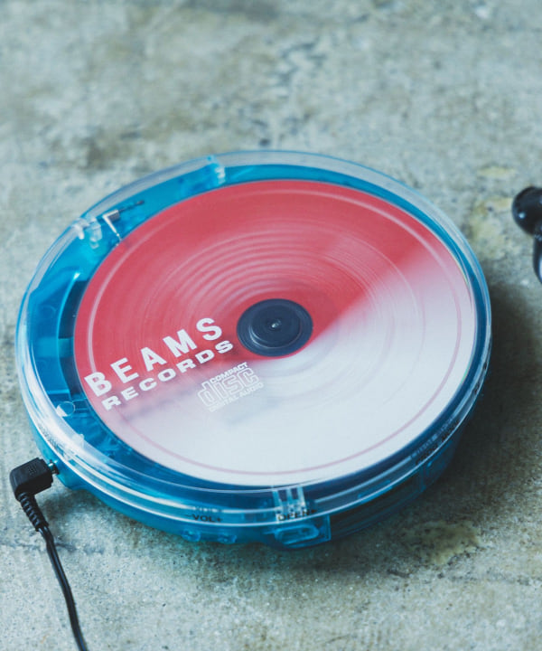 ポータブルプレーヤー BEAMS RECORDS Clear Portable CD Player BEAMS RECORDS（ビームス レコーズ）Clear Portable CD Player