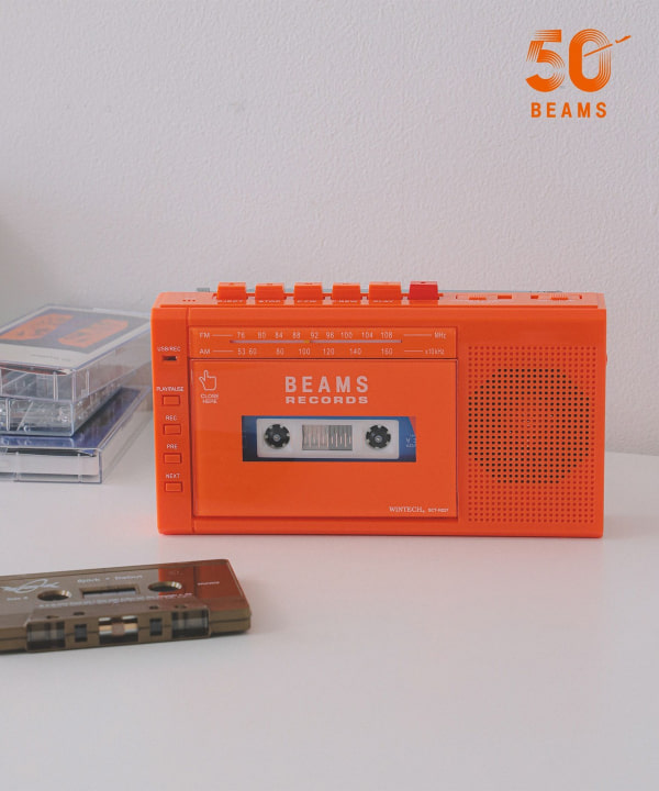 〈WINTECH × BEAMS RECORDS〉別注ラジカセ