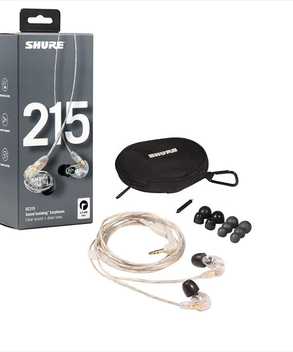 【美品】SHURE SE215 SHURE SE215 (ブラック) 高遮音性イヤホン シュア SE215-K-A | 島村