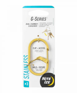 NITE IZE / G-CARABINER BRASS