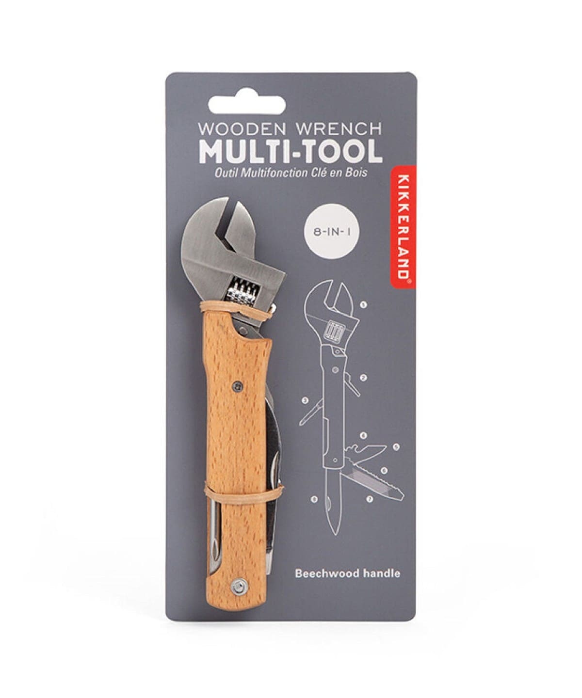 bPr BEAMS（bPrビームス）KIKKERLAND / Wooden Mini Wrench Tool（財布