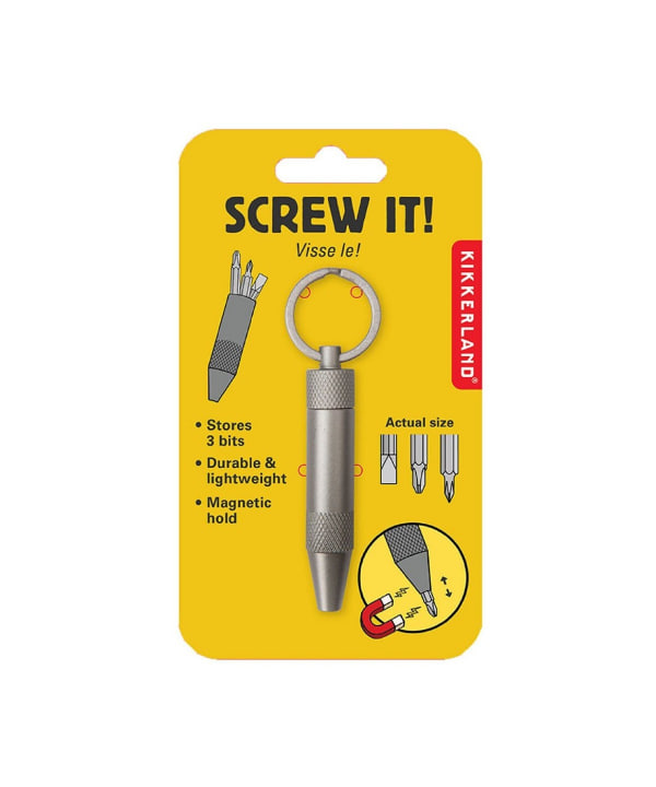 KIKKERLAND / Mini Keyring Screw It！