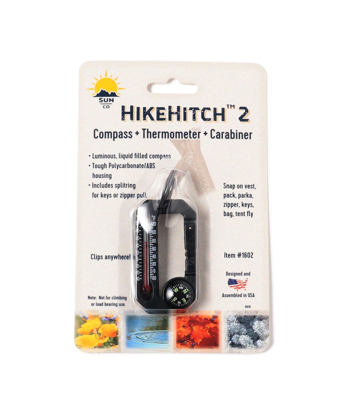 SUN COMPANY / HIKEHITCH 2 カラビナ アウトドア・スポーツ MEN BLACK ONE SIZE SUN COMPANY / HIKEHITCH 2 カラビナ アウトドア・スポーツ MEN BLACK ONE SIZE