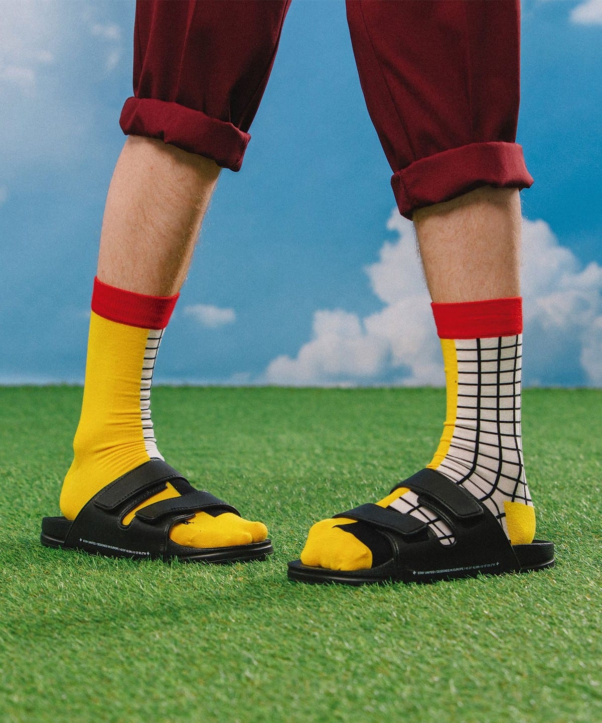 EAT MY SOCKS / FOOD SOCKS 1P レッグウェア MEN FRENCH FRIES ONE SIZE EAT MY SOCKS / FOOD SOCKS 1P レッグウェア MEN FRENCH FRIES ONE SIZE