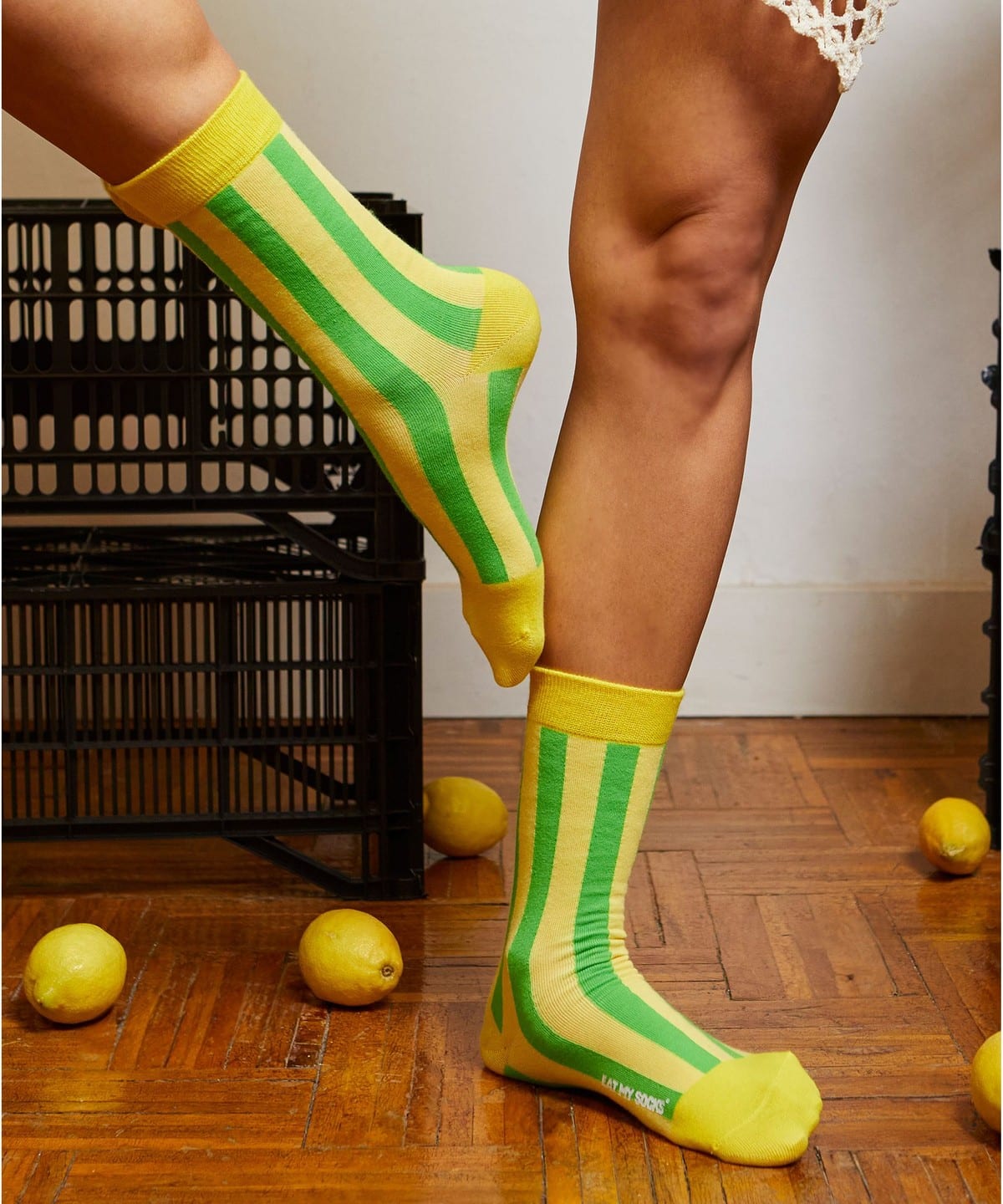 EAT MY SOCKS / FOOD SOCKS 2P 2点セット レッグウェア MEN FRESH LEMONS ONE SIZE EAT MY SOCKS / FOOD SOCKS 2P 2点セット レッグウェア MEN FRESH LEMONS ONE SIZE