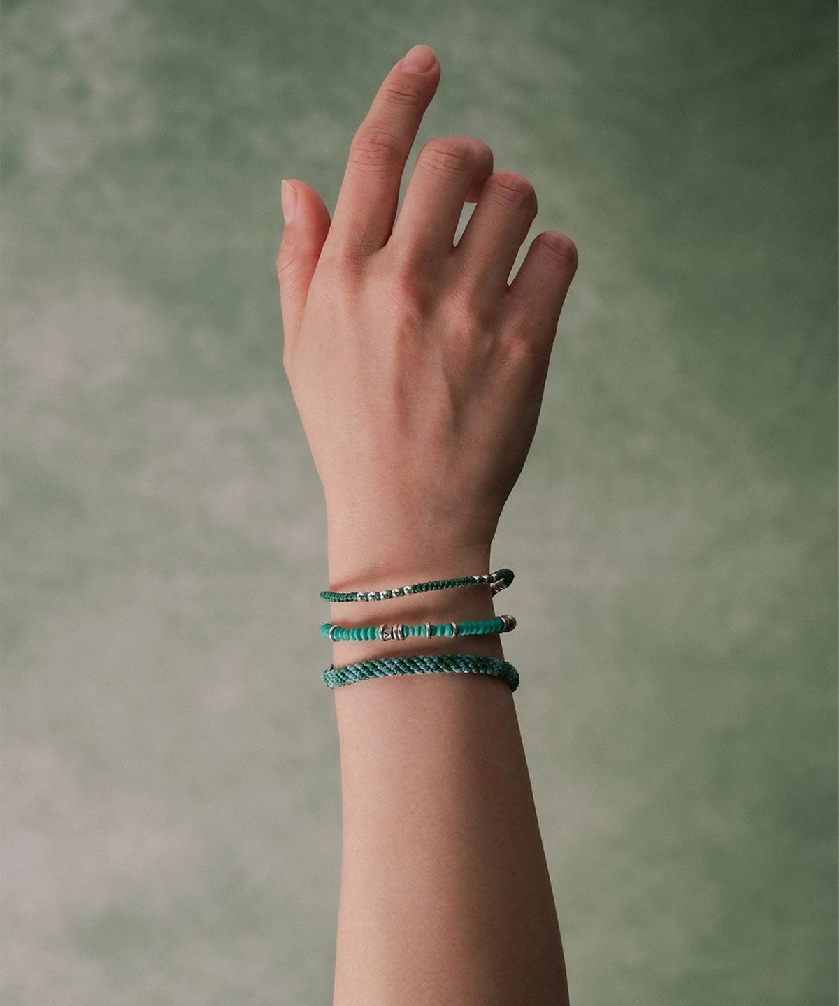 【別注】wakami ワカミ / ビーズブレスレット 3本セット 2025 アクセサリー MEN EMERALD ONE SIZE 【別注】wakami ワカミ / ビーズブレスレット 3本セット 2025 アクセサリー MEN EMERALD ONE SIZE