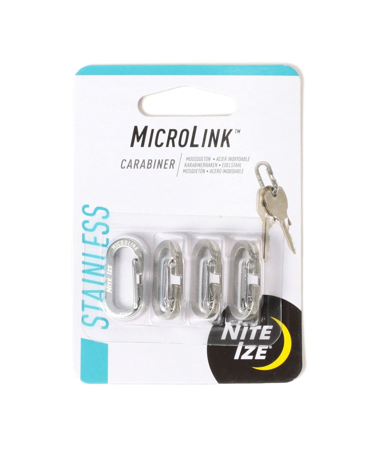 NITE IZE ナイトアイズ / MICROLINK 4P 財布・小物 MEN SILVER ONE SIZE NITE IZE ナイトアイズ / MICROLINK 4P 財布・小物 MEN SILVER ONE SIZE