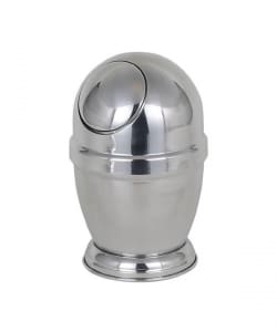 DULTON / ALUMINUM DUST BIN MIRROR FINISHED S