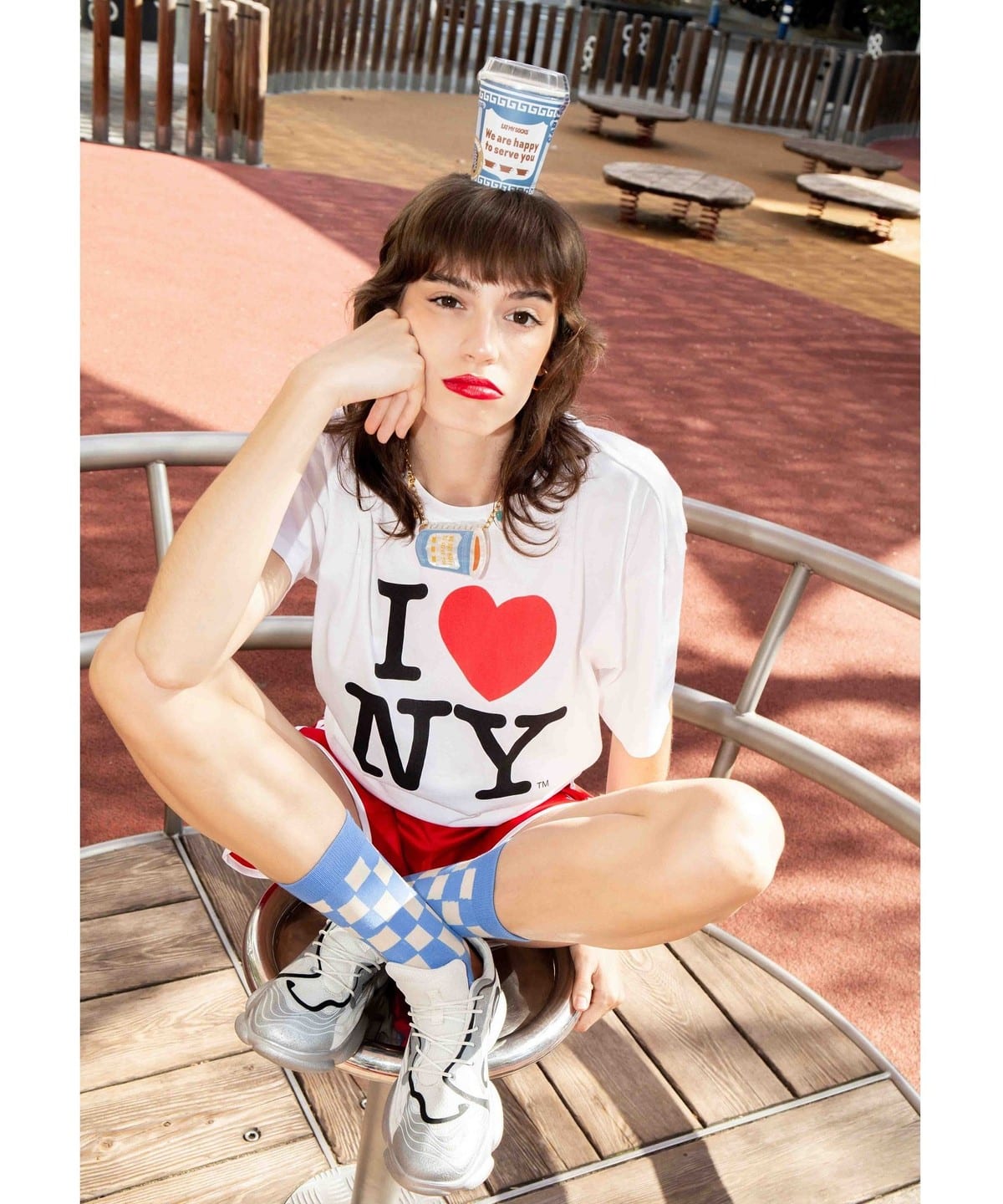 bPr BEAMS（bPrビームス）EAT MY SOCKS / FOOD SOCKS（レッグウェア