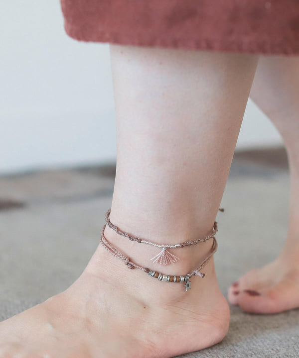 Bpr Beams Bprビームス Wakami Beams 別注 アンクレット 2本セット 21 アクセサリー アンクレット 通販 Beams