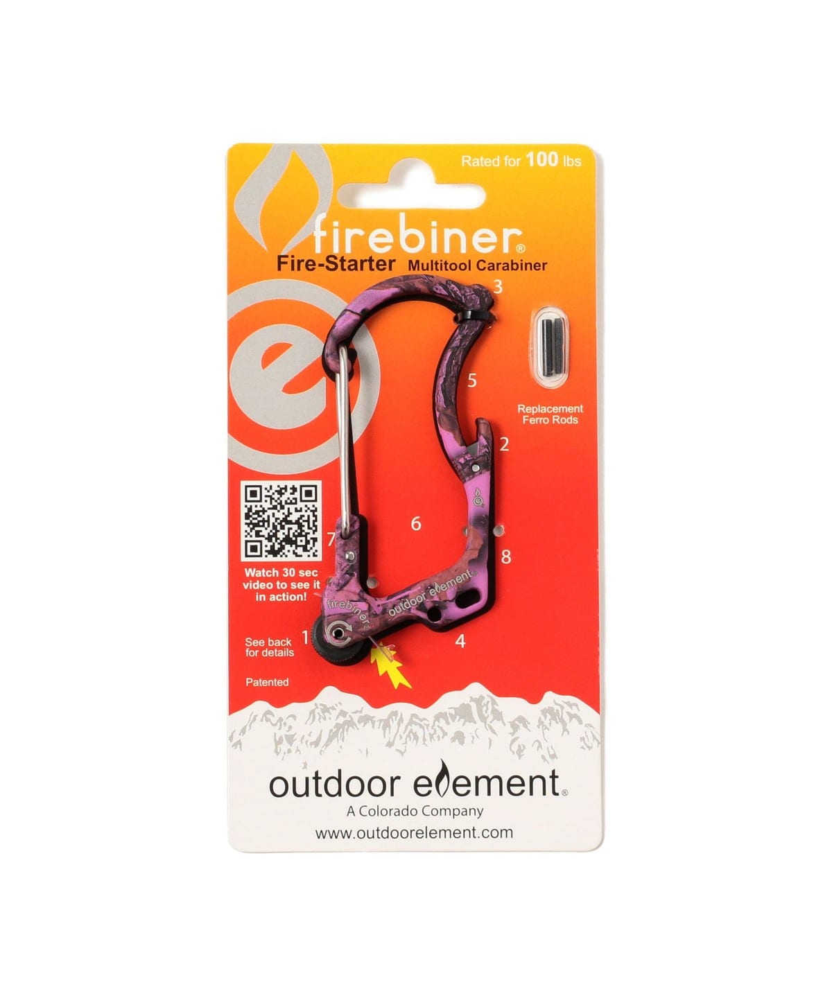 bPr BEAMS（bPrビームス）outdoor element / Firebiner マルチツール カラビナ カモフラージュ（財布・小物  キーホルダー）通販｜BEAMS