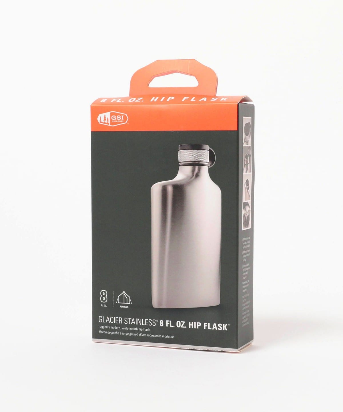 GSI Outdoors Glacier Stainless 6 fl. oz. Hip Flask