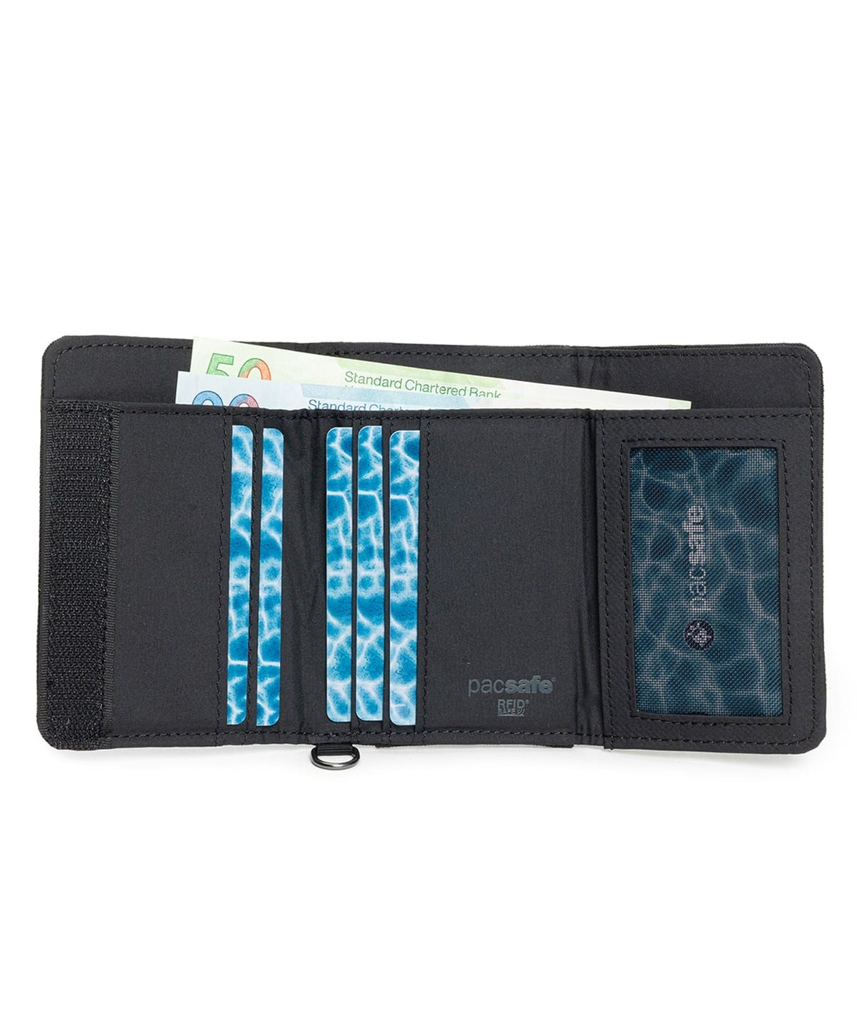 pacsafe / RFIDセーフ トライフォールド ウォレット 財布・小物 MEN BLACK ONE SIZE pacsafe / RFIDセーフ トライフォールド ウォレット 財布・小物 MEN BLACK ONE SIZE