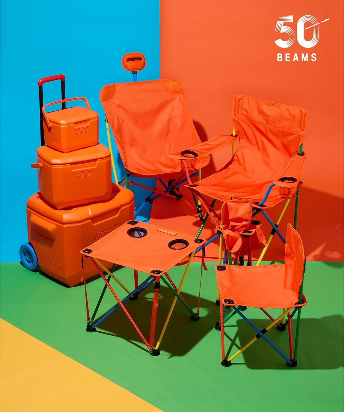 コールマン ビームス BEAMS アウトドアチェア 新品 bPr BEAMS（bPrビームス）【別注】Coleman / ワンマイルチェア 2026