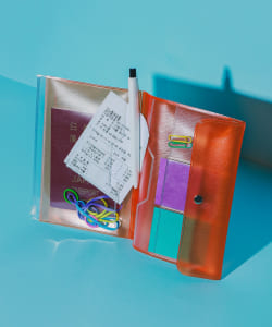 【別注】nahe(R) / トラベル オーガナイザー クリア オレンジ