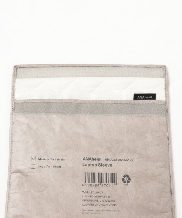 ANAheim / Tyvek(R) Laptop Sleeve 13inch