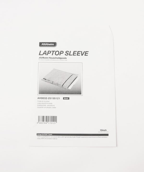 ANAheim / Tyvek(R) Laptop Sleeve 13inch