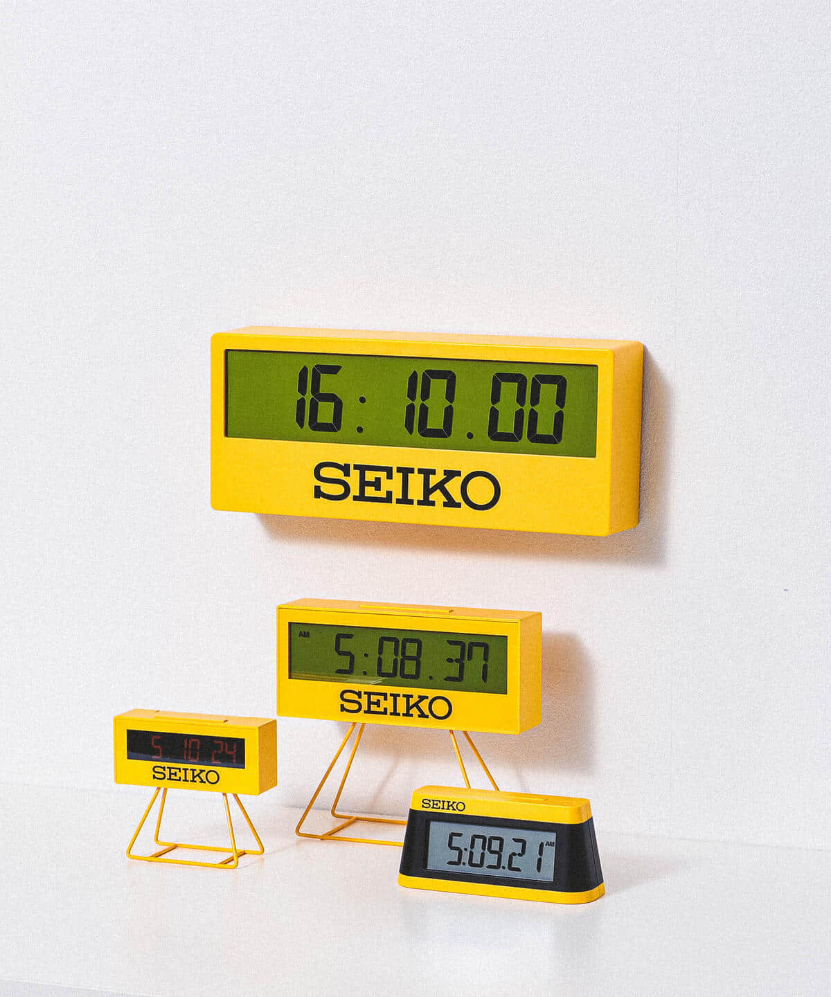 SEIKO クロック掛時計 デジタル スポーツタイマーデザイン - 置時計