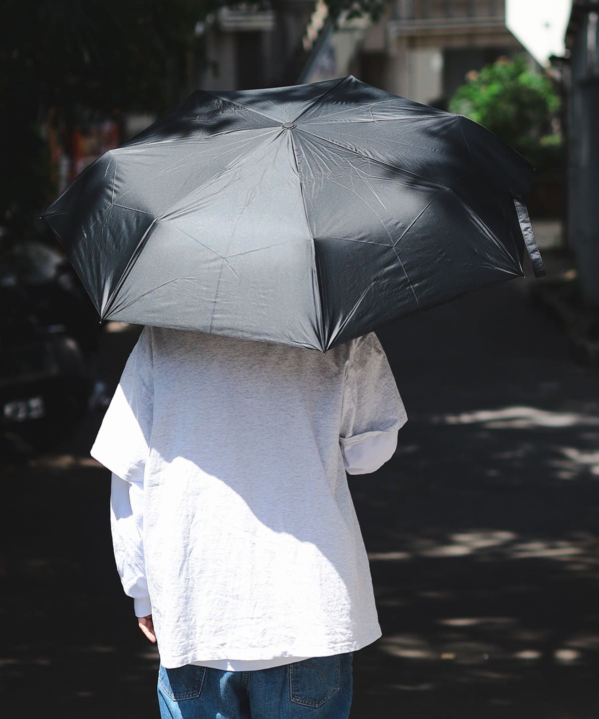UVカット 晴雨兼用 折り畳み傘 ファッション雑貨 MEN BLACK ONE SIZE UVカット 晴雨兼用 折り畳み傘 ファッション雑貨 MEN BLACK ONE SIZE