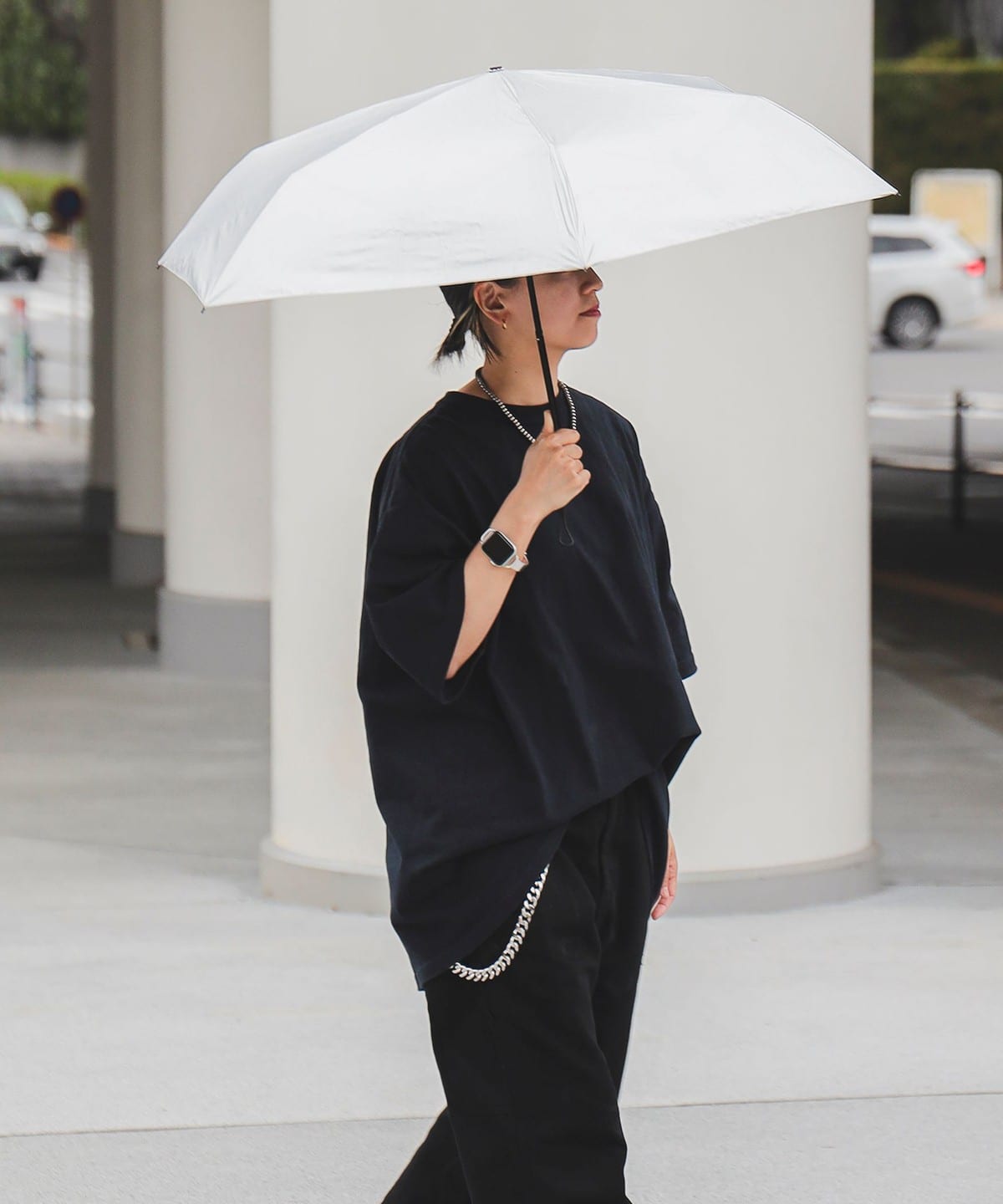 UVカット 晴雨兼用 折り畳み傘 ② ファッション雑貨 MEN SILVER ONE SIZE UVカット 晴雨兼用 折り畳み傘 ② ファッション雑貨 MEN SILVER ONE SIZE
