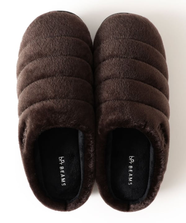 bPr BEAMS SUBU × bPr BEAMS / 別注人造毛皮拖鞋(鞋子涼鞋 bPr BEAMS SUBU × bPr BEAMS / 別注人造毛皮拖鞋(鞋子涼鞋