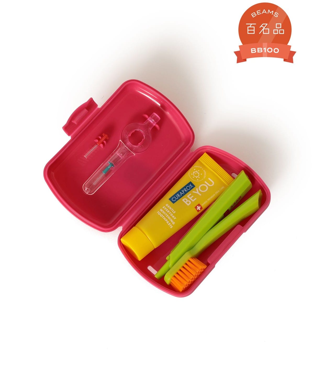 CURAPROX / travel set BE YOU 歯ブラシ セット インテリア MEN PEACH & APRICOT ONE SIZE CURAPROX / travel set BE YOU 歯ブラシ セット インテリア MEN PEACH & APRICOT ONE SIZE