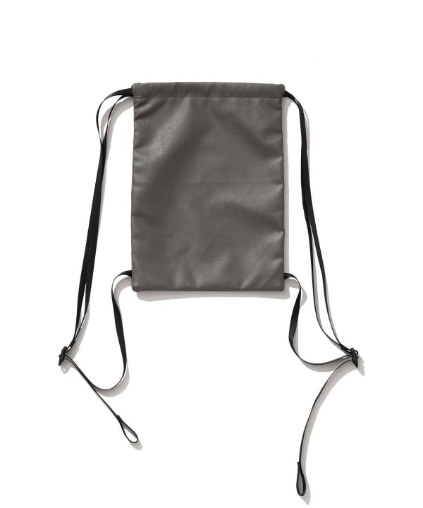 BEAMS レザーナップサック bPr BEAMS（bPrビームス）フェイクレザー ナップサック（バッグ