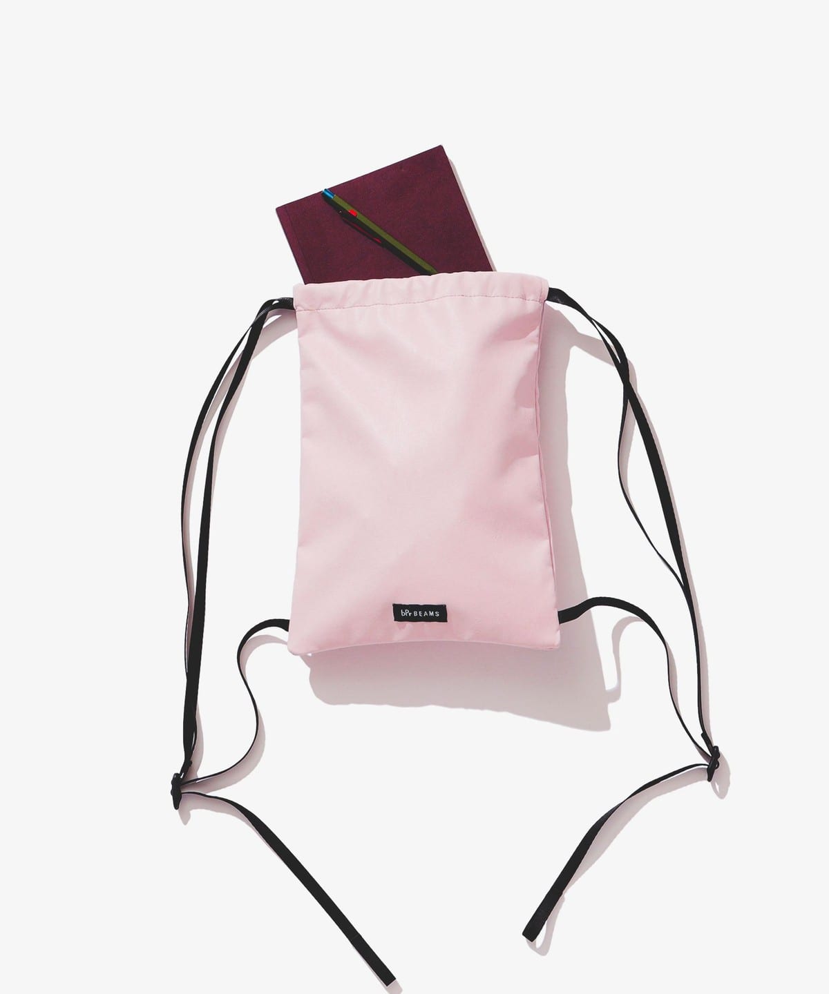 フェイクレザー ナップサック バッグ MEN PALE PINK ONE SIZE フェイクレザー ナップサック バッグ MEN PALE PINK ONE SIZE
