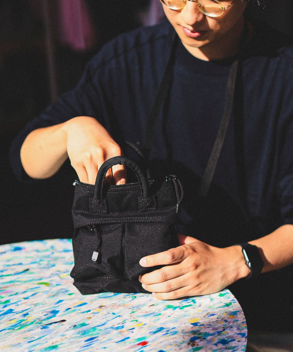 bPr BEAMS（bPrビームス）SML / HELMET BAG MINI（バッグ サコッシュ